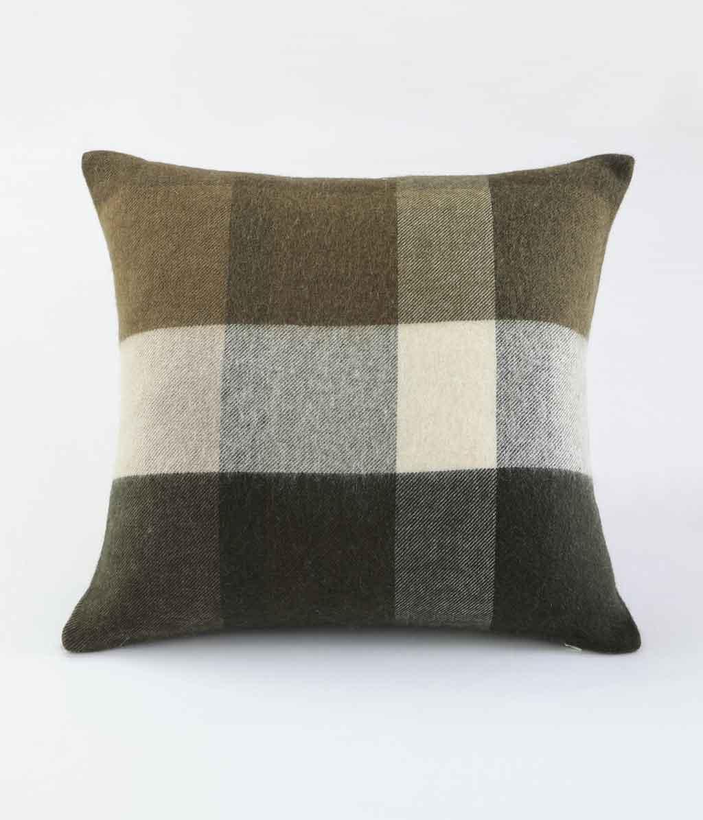 Lodge Lambswool Cushion Cover Ivy
