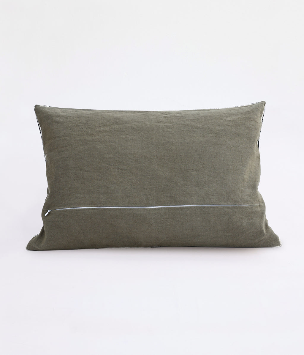 Linea Cushion Cover Olive