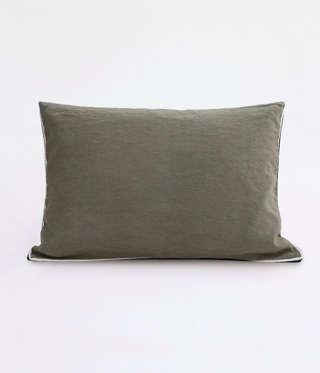 Linea Cushion Cover Olive