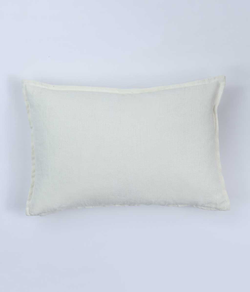 Linen Cushion Cover Milk