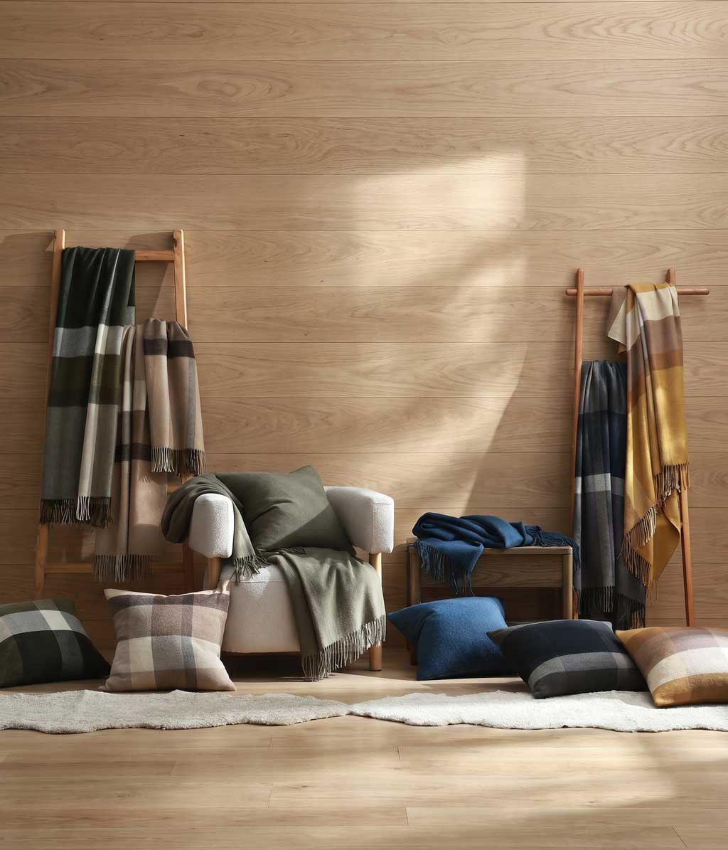 Lodge Lambswool Cushion Canyon