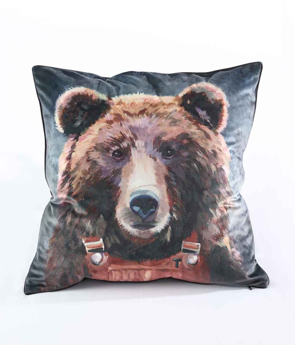 Thread Bear Cushion