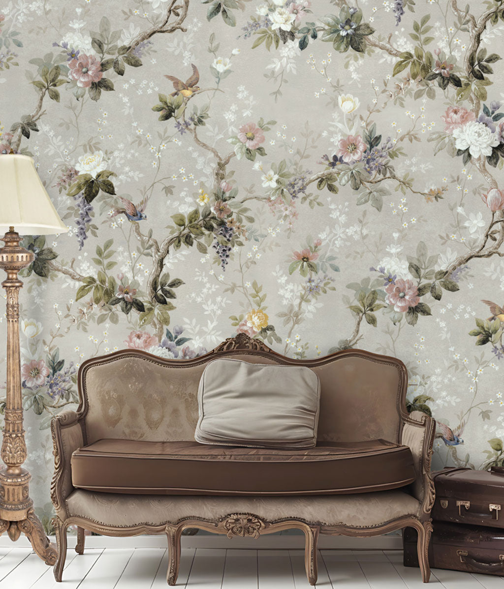 Zinnia Wallpaper Mural