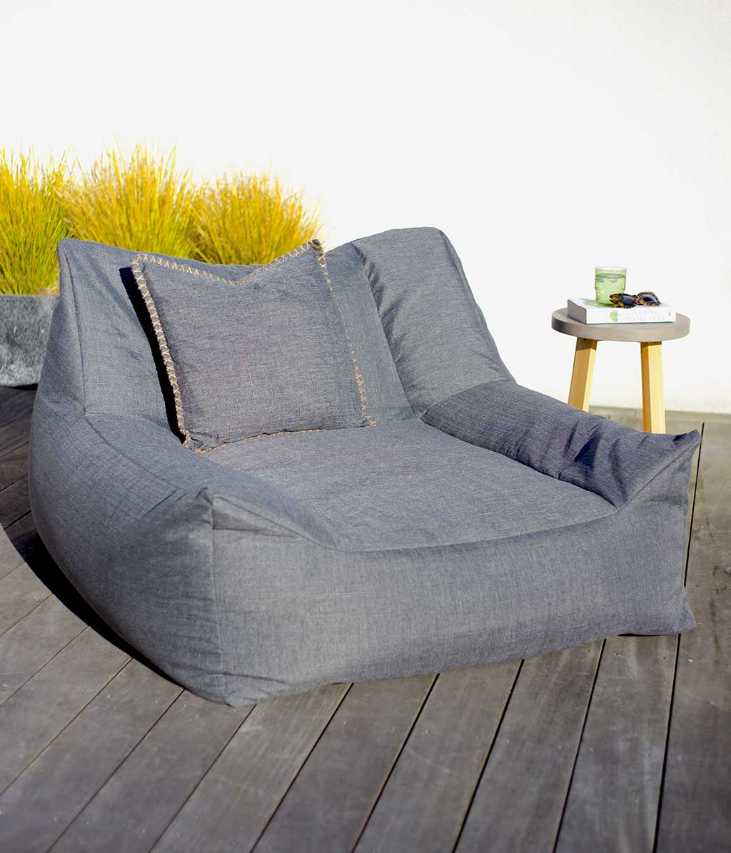 Kita Bean Lounger Charcoal