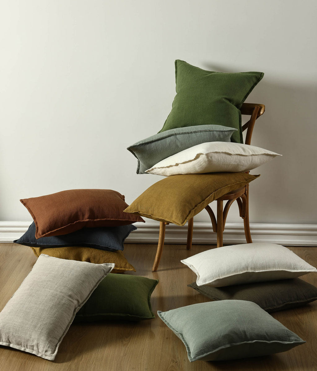 Linen Cushion Cover Mineral
