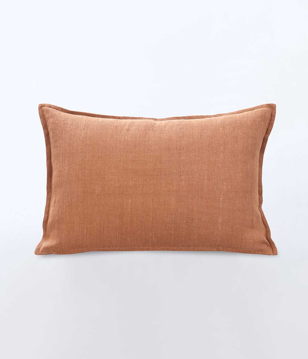 Linen Cushion Cover Clay