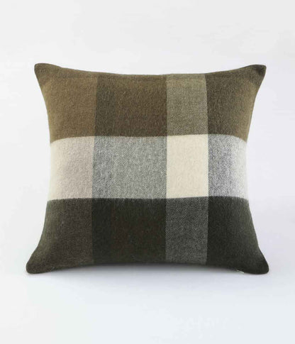 Lodge Lambswool Cushion Ivy