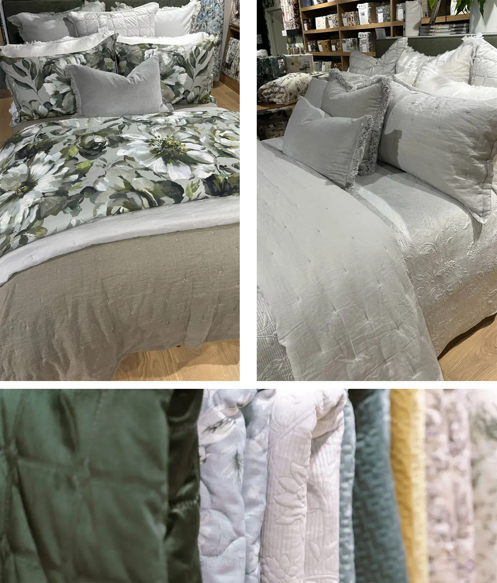 A Beautifully Layered Bed for Winter M.M Linen