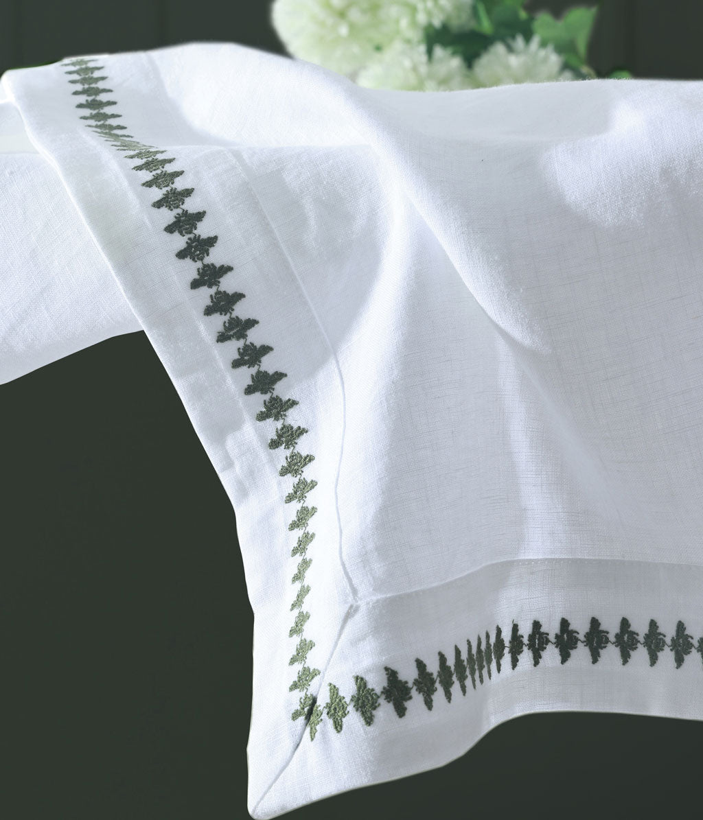 Bee Embroidered Table Cloth