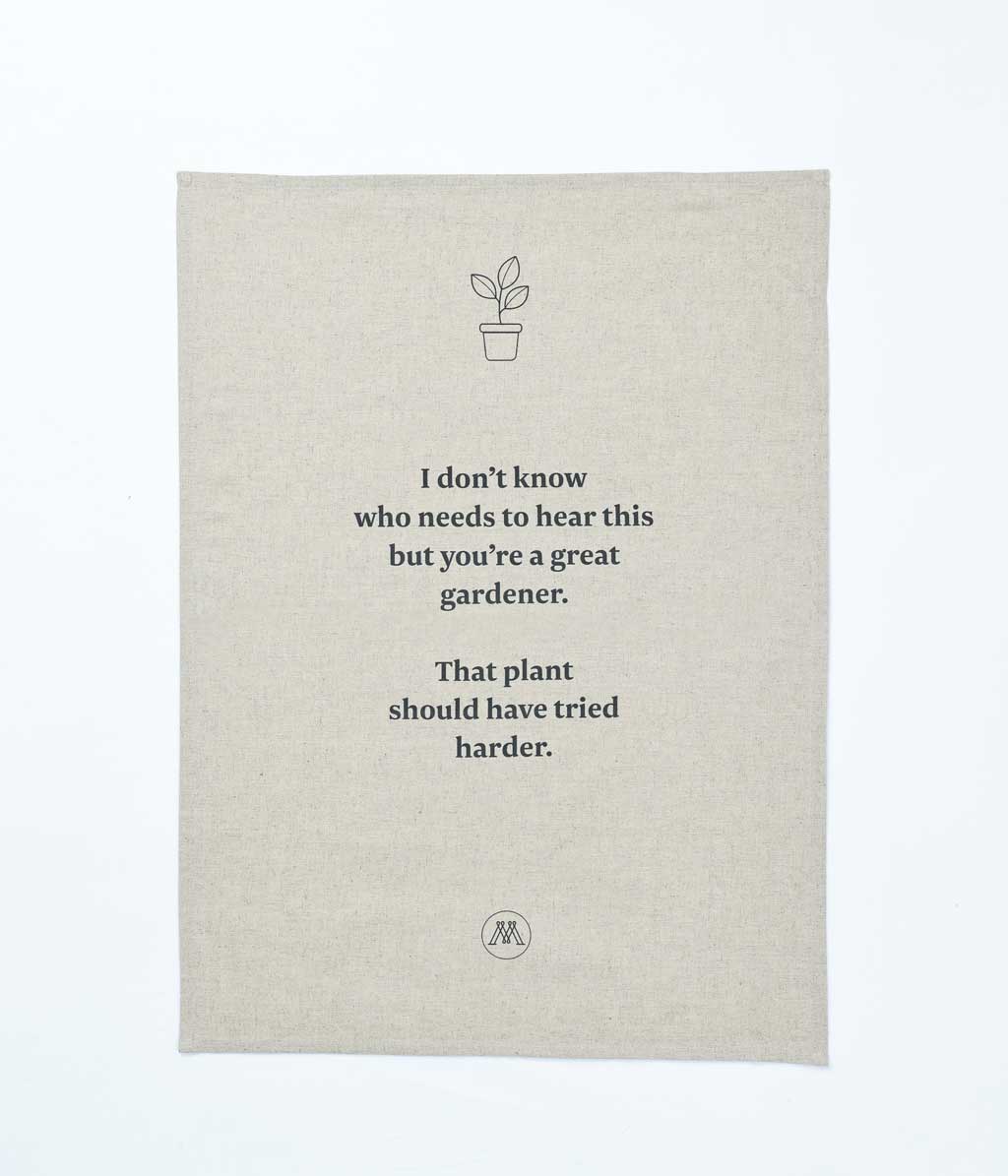 Brown Thumb Tea Towel