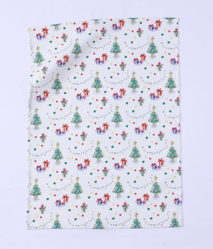 Feliz Navidad Tea Towel Cracker