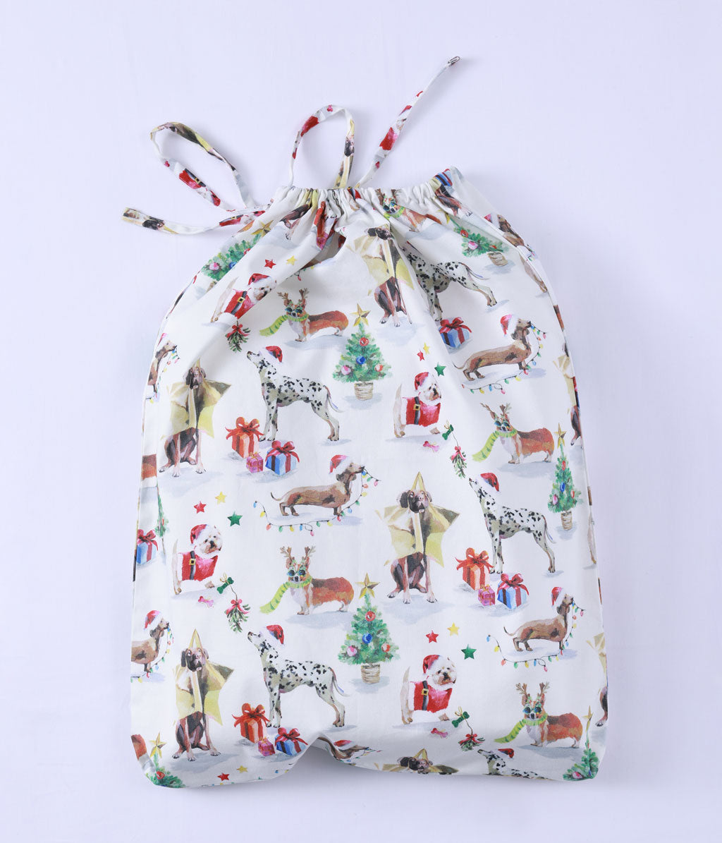 Feliz Navidog Santa Sack