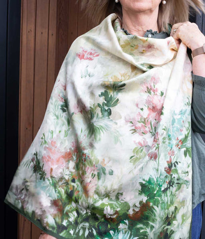 Giverny Silk Scarf