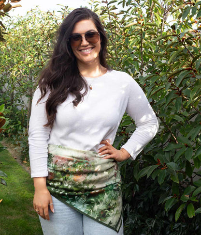Giverny Silk Scarf