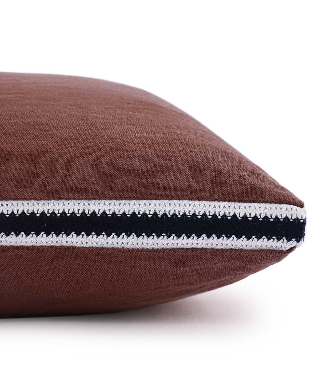 Linea Cushion Cover Carob