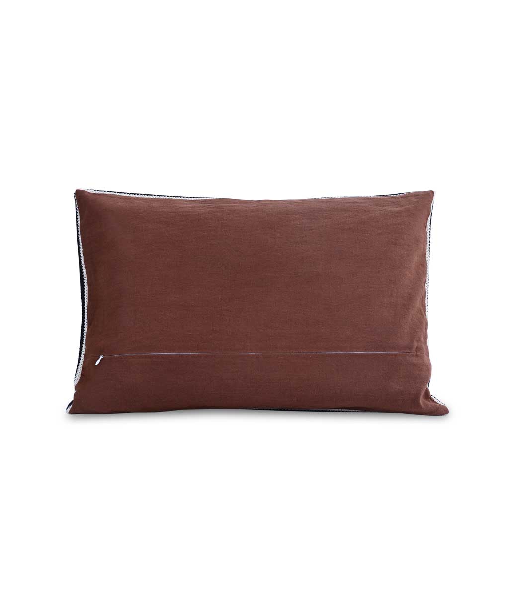 Linea Cushion Cover Carob