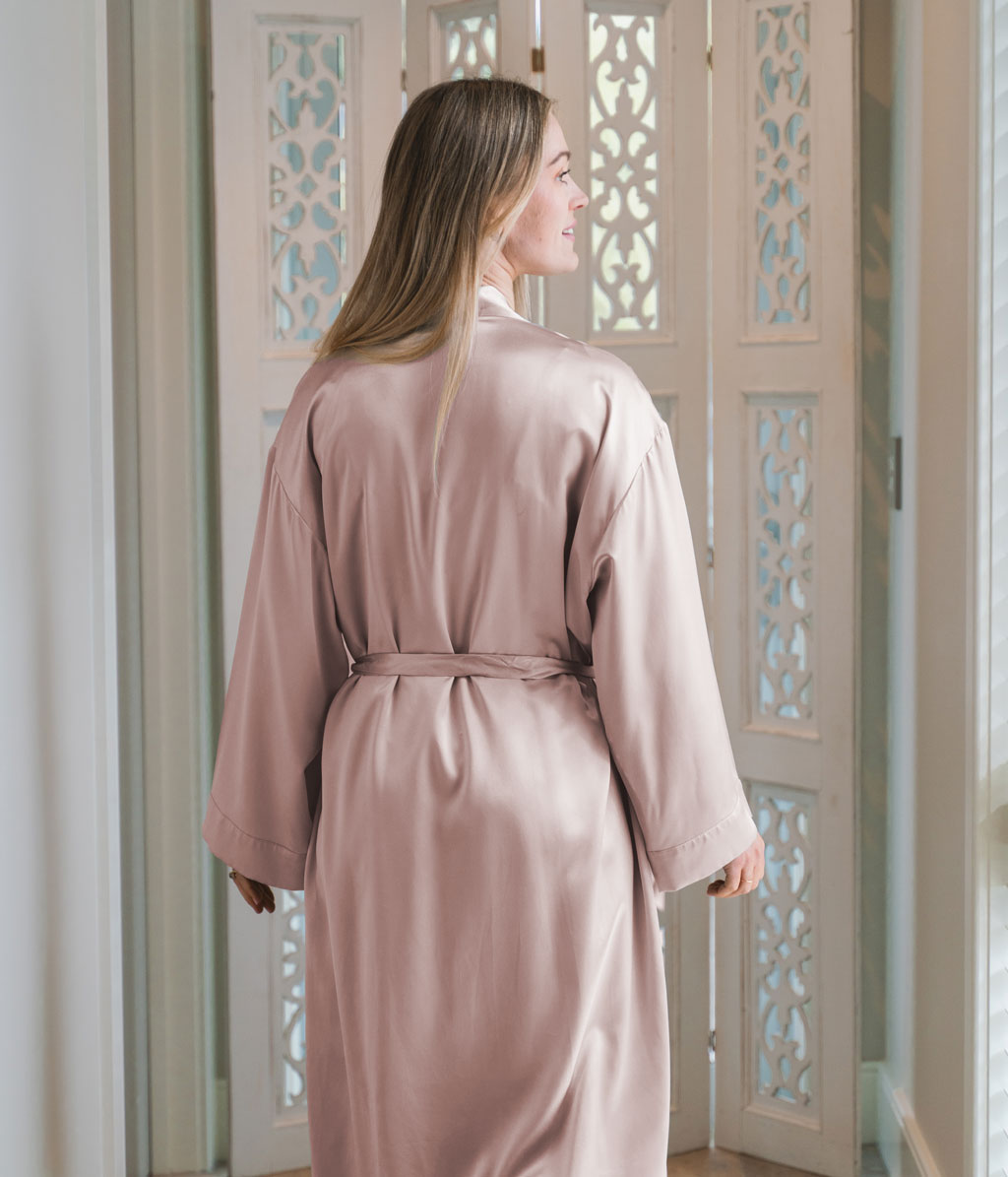 Silk Robe Blush