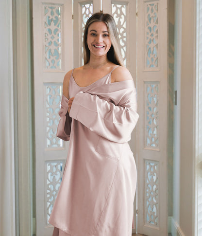 Silk Robe Blush