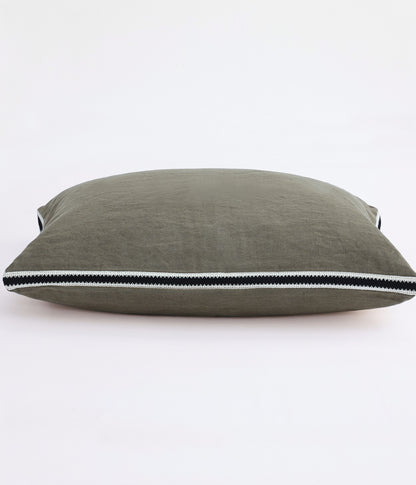 Linea Cushion Cover Olive