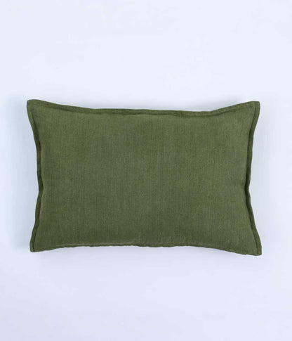 Linen Cushion Leaf