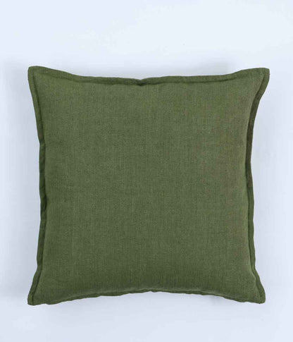Linen Cushion Leaf