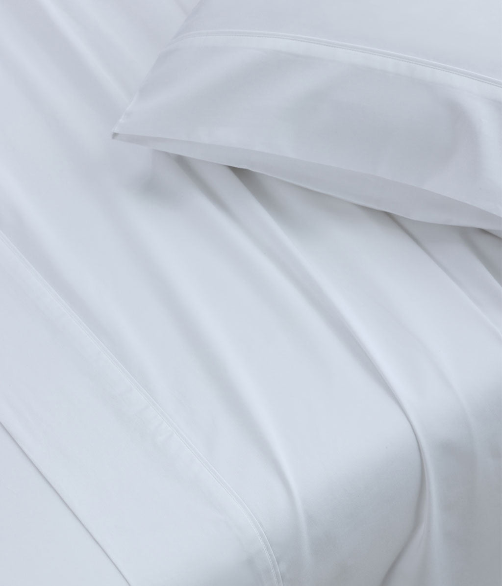 Luxury Sateen 500TC Sheet Set White