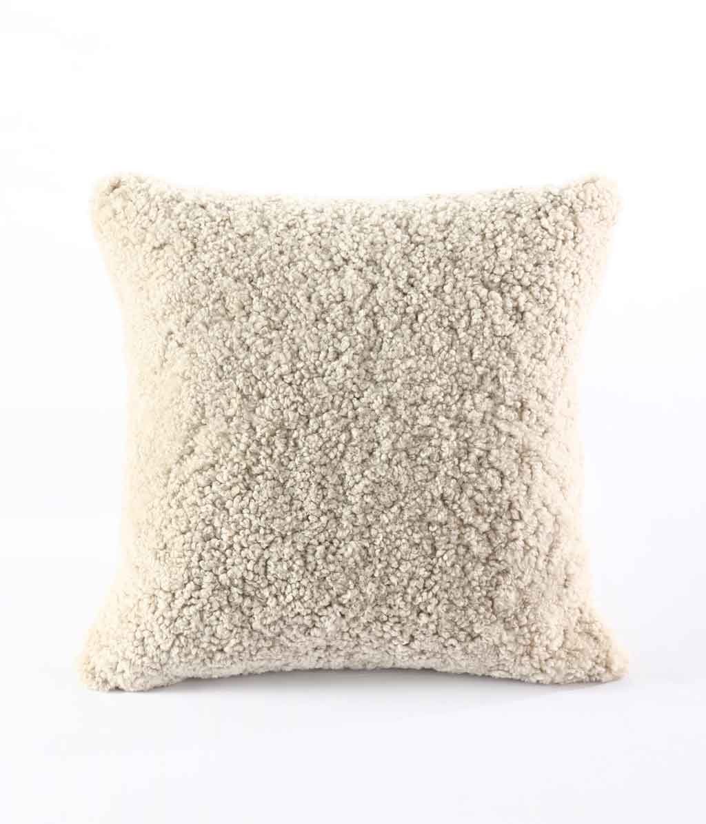 NZ Wool Sheepskin Cushion Cloud