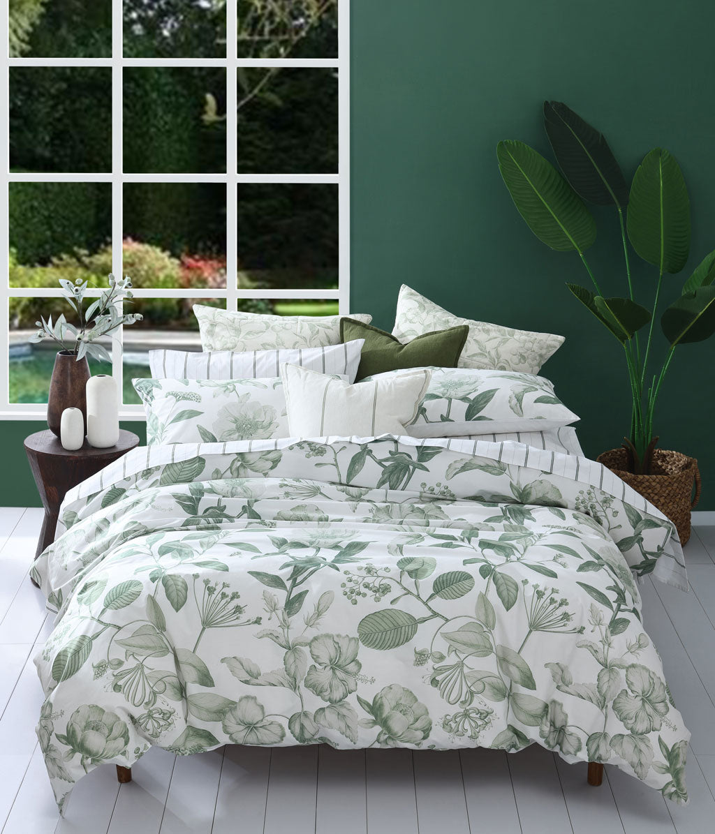 Botanical Duvet Set - Leaf