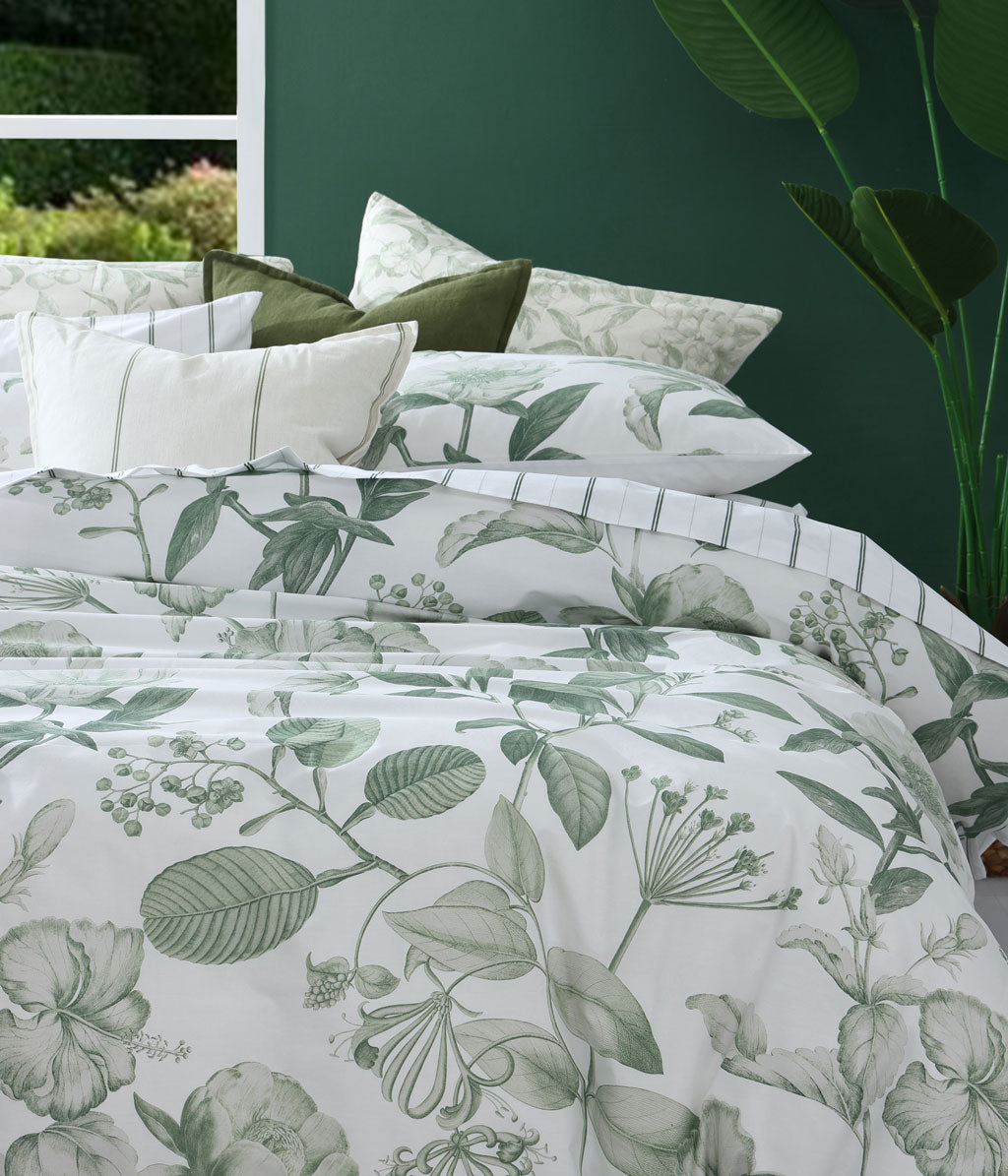 Botanical Duvet Set - Leaf