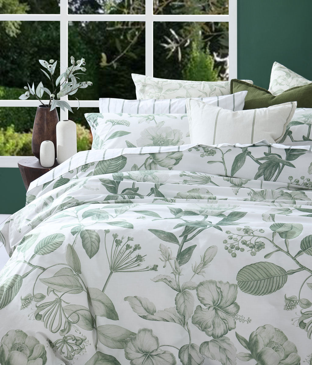 Botanical Duvet Set - Leaf