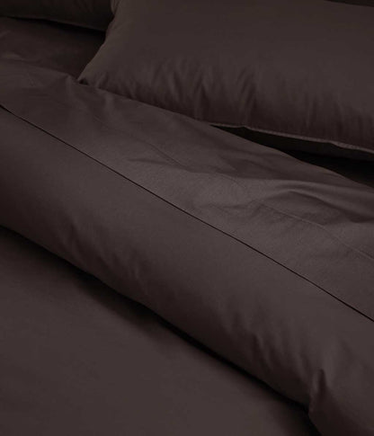 Pure Cotton 250TC Duvet Set Chocolate