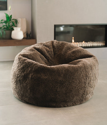 NZ Short Wool Bean Bag Mushroom