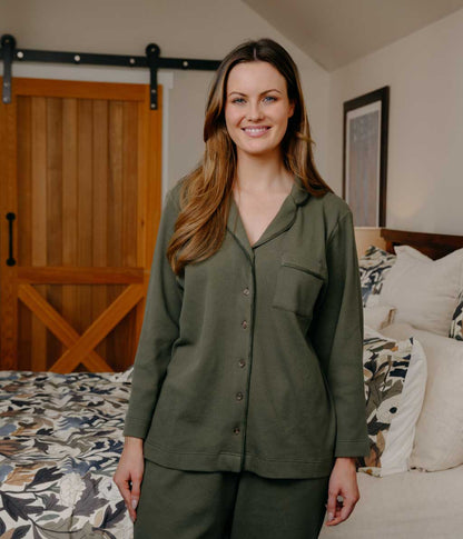 Willow Pyjama Top Ivy