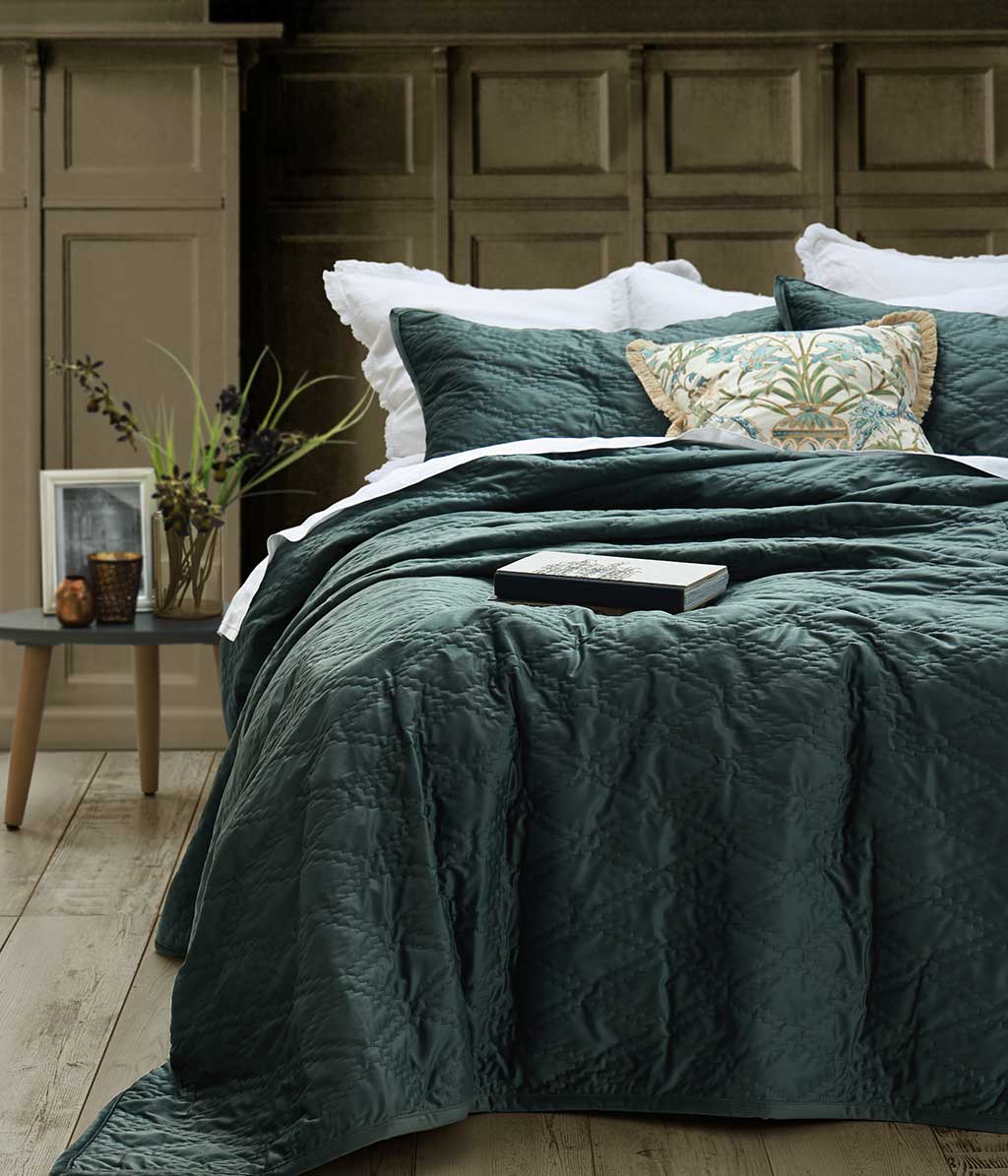 Aurum Bedspread Set Storm