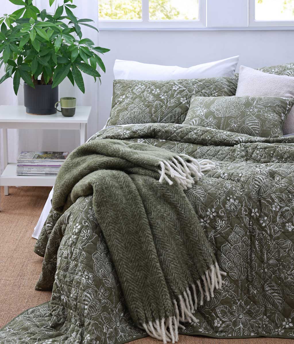Botanica Bedspread Set Poplar