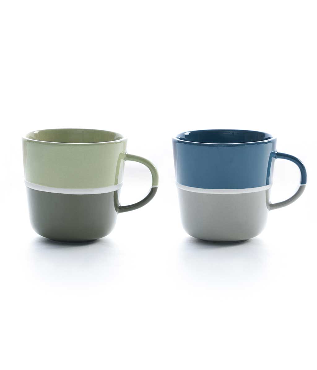 Brew Mugs Grassland/Sea Mist - Set of 2