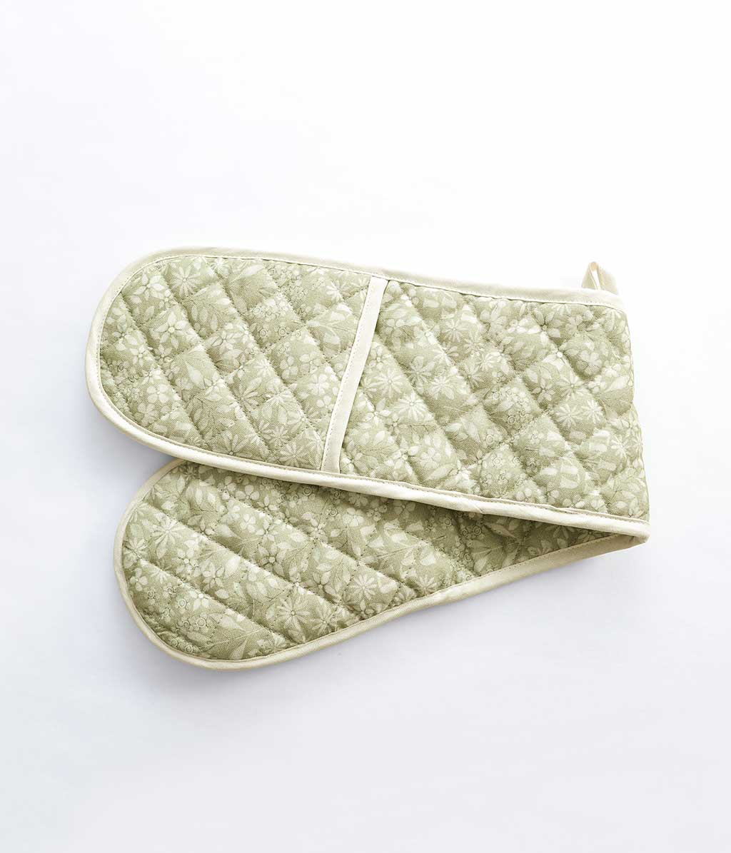 Lill Sage Double Oven Glove