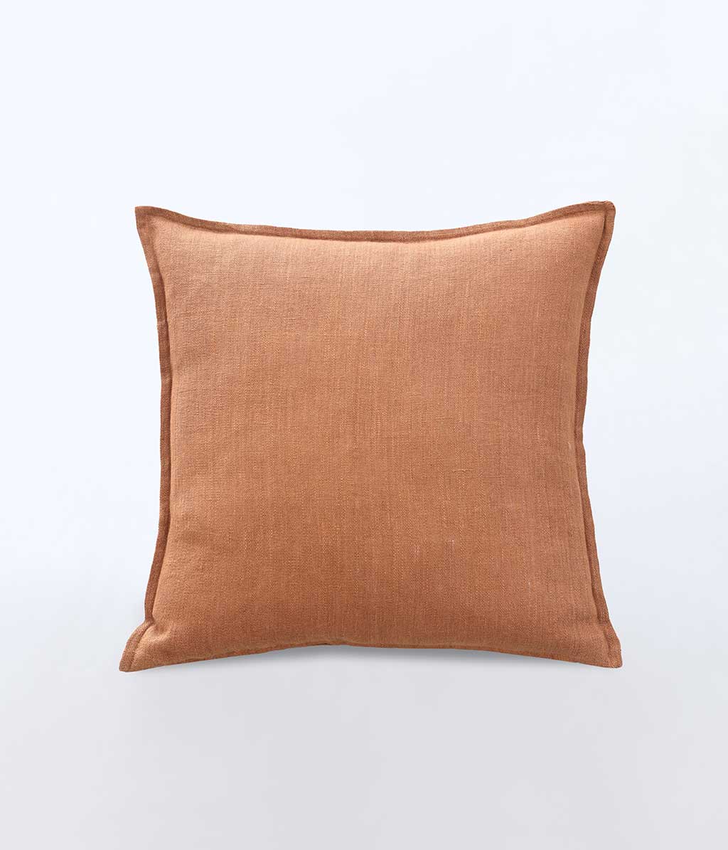 Linen Cushion Clay