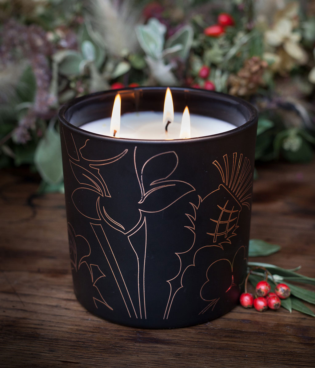 Noble Isle Fireside Glow 3-Wick Candle