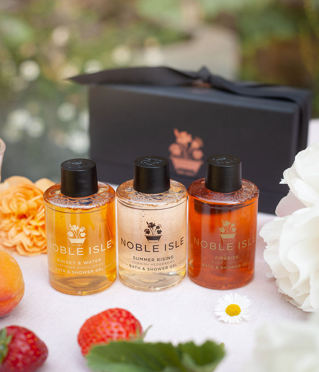 Noble Isle Warm &amp; Spicy Bath &amp; Shower Trio Gift Set