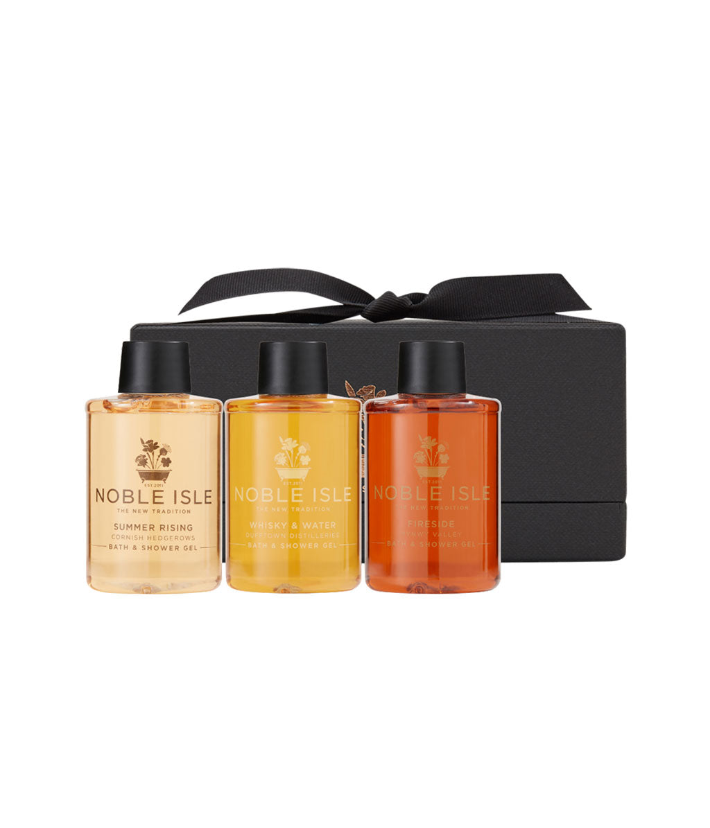 Noble Isle Warm &amp; Spicy Bath &amp; Shower Trio Gift Set