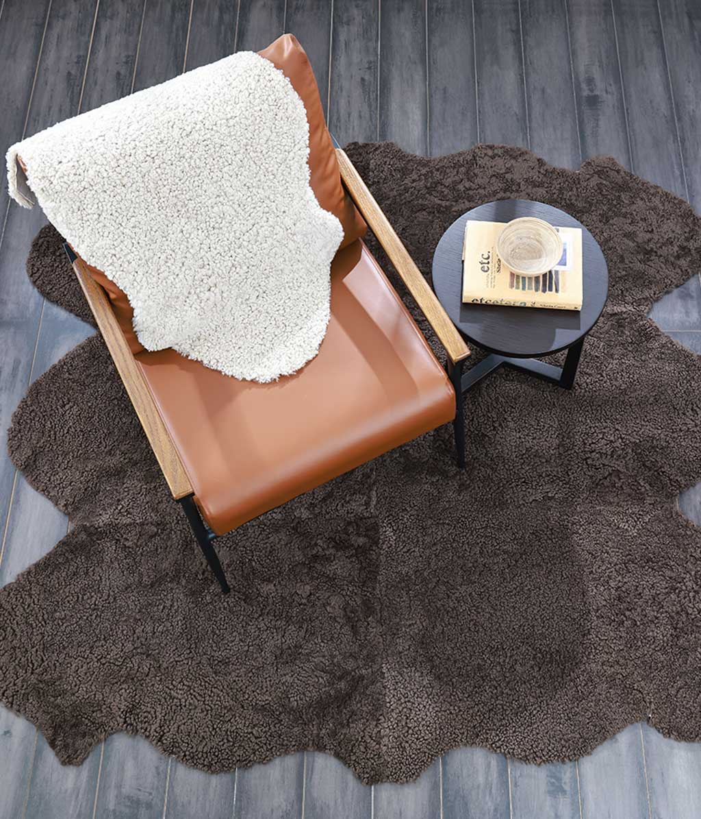 NZ Short Wool Sheepskin Rug Cloud