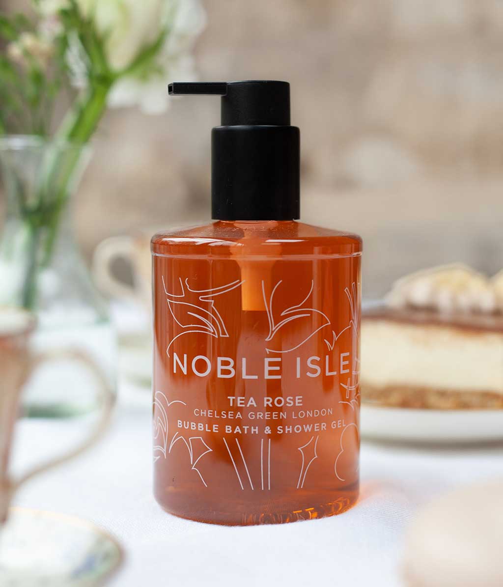 Noble Isle Tea Rose Bubble Bath & Shower Gel 250ml