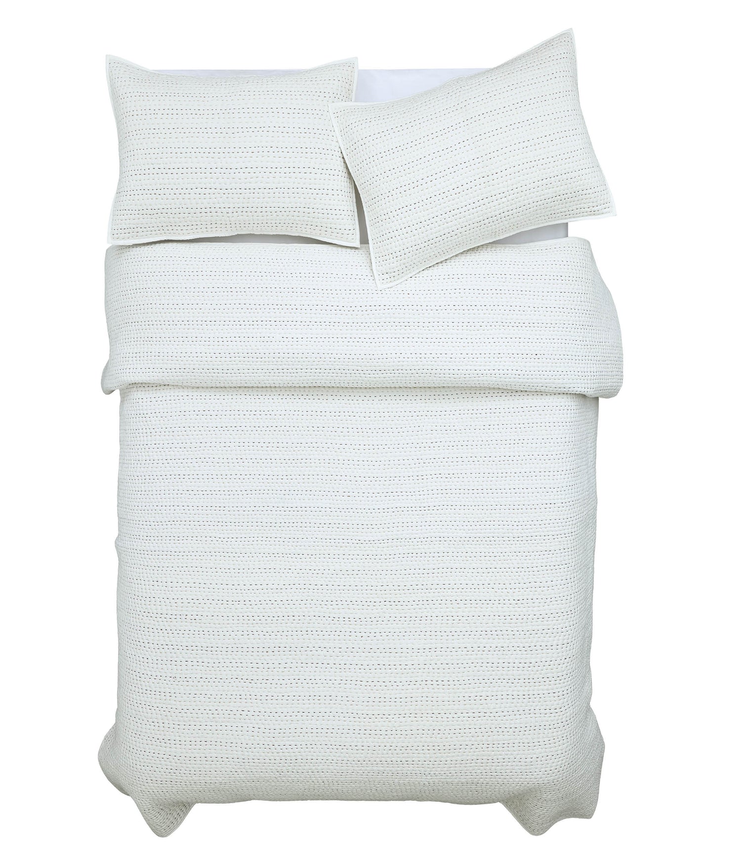 Loom Coverlet Set Chalk