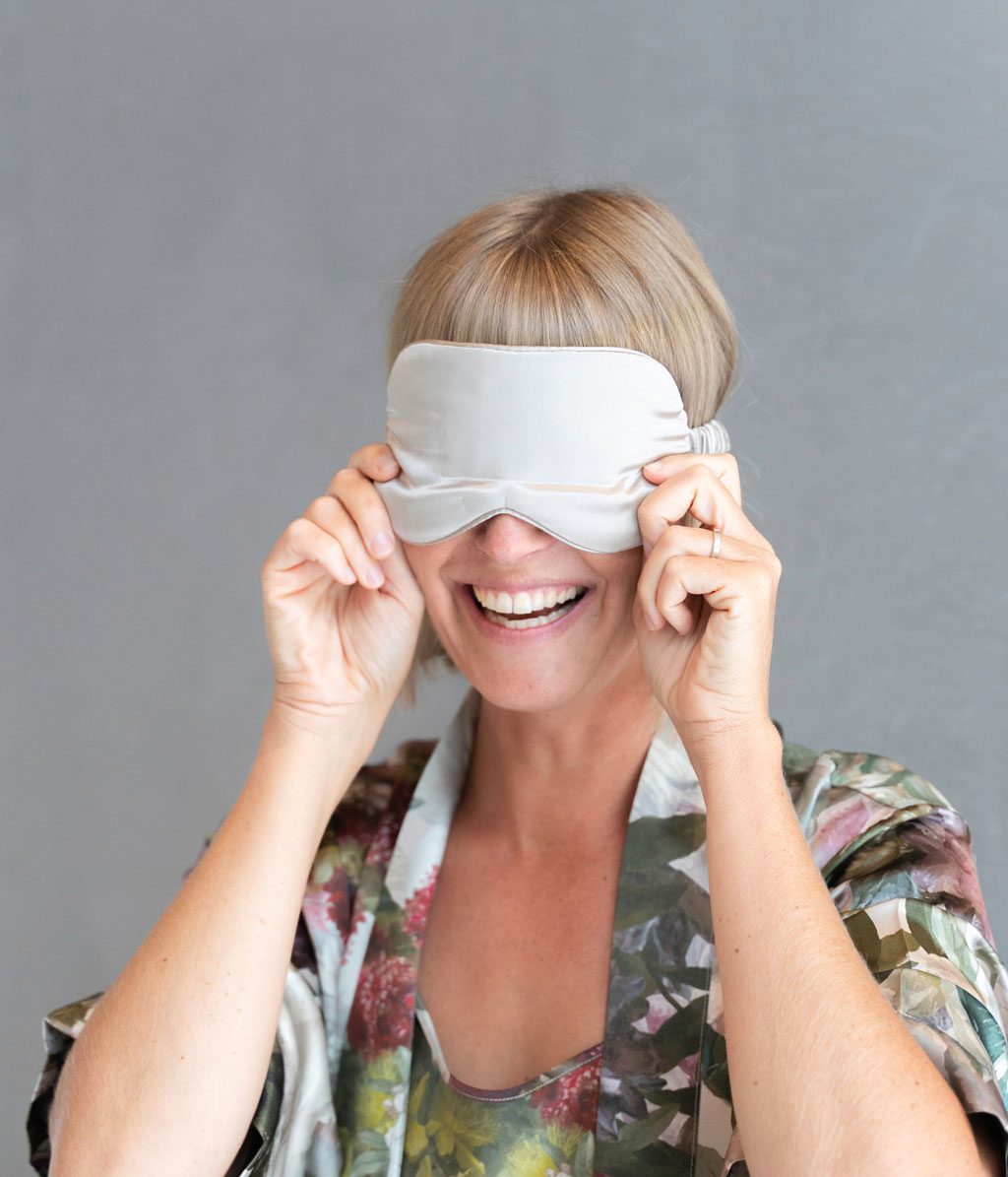Silk Eye Mask Champagne
