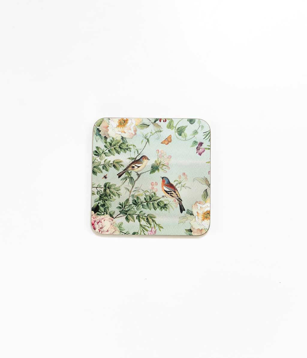 Chinoiserie Rectangle Coaster Set of 4