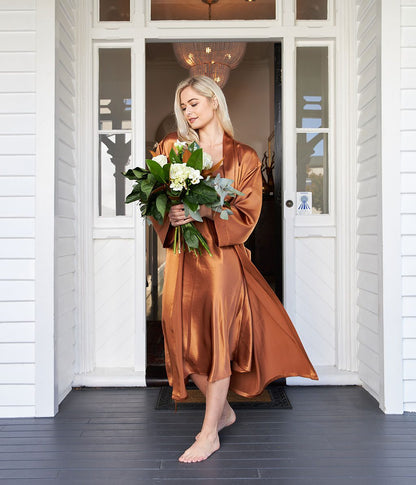 Silk Chemise Copper