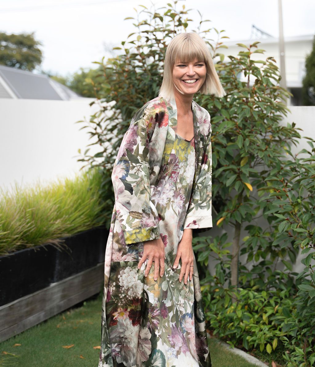 Silk Robe Fiorella