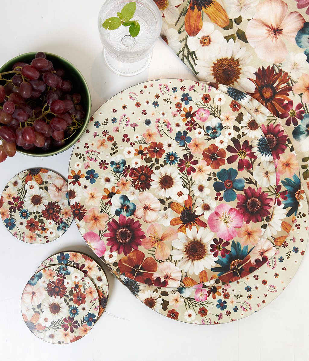 Flowerbed Placemat Set Of 4