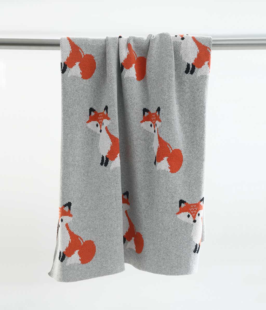 Fox Baby Blanket